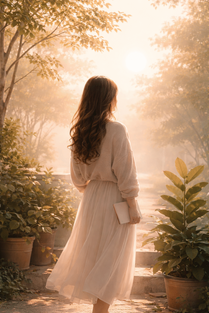 a Confident Girl is walking a confident girl is walking